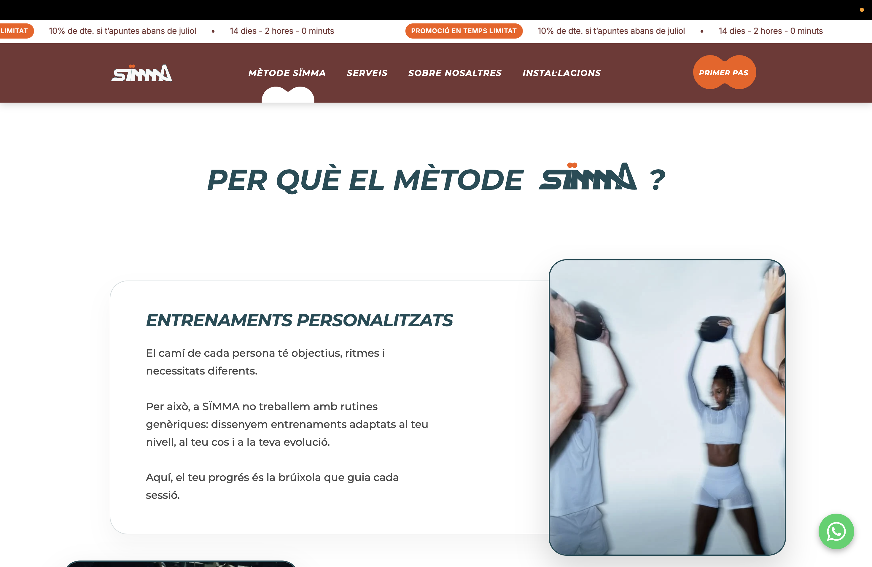 Método SÏMMA: valoración, entrenamiento y seguimiento